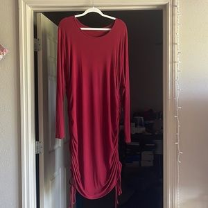 Red dress